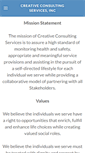 Mobile Screenshot of creativeconsultingservices.org