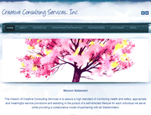 Tablet Screenshot of creativeconsultingservices.org